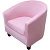 Morbuy Copripoltrona Elasticizzato, Colore Puro 2 Pezzi Set Copripoltrona - Chesterfield Copripoltrona con Cuscino Separato Universale - Lavabile Fodera per Soggiorno Bar Reception (Rosa Sakura)