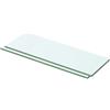 vidaXL Mensole in Vetro Trasparente 2 pz 50x12 cm