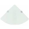 ZQQLVOO Sospese mensole decorative Mensole Scaffale Angolare con Supporto in Cristallo Vetro Chiaro 25x25 cm per camera da letto, soggiorno, cucina, ufficio a casa, lavanderia