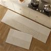 Hixingo Tappeto Cucina in Diatomite, Colore Crema Passatoia Cucina Antiscivolo Lavabile Tappeti da Cucina, Tappeto da Cucina Tappeto da Bagno Tappetino per Doccia (60x180cm,A Rettangolo)
