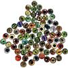 Artibetter 100 Pezzi Occhi di Bambola Fai da Te in Vetro Fosforescente 14mm, Accessori per Creazione di Gioielli e Bambole, Toppe Luminose per Progetti Artigianali e Decorazioni Creative