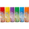 Italia Magazzini Stelle Filanti Spray Colorate per Carnevale, Feste ed Eventi, Bombolette Party Multicolore (6, Bombolett)