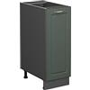 Vicco Colonna dispensa cucina Fame-Line, Verde-oro country, 30 cm | Frontale in MDF · Senza piano di lavoro · Piedini regolabili in altezza · Maniglie in metallo