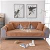 ZCXRYFL Copridivano In Impermeabile 1 2 3 4 Posti Fodera Divano Antiscivolo Fodere Divano Universale Angolare E Penisola Cani E Gatti Copriletto Tappeto Da Salotto Protezione Del Divani(70X70cm,Coffee 2)