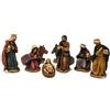 Joy Christmas Natività in Resina Completa 9 cm Set 8 Pezzi Presepe - 48200