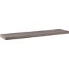 MODULARREDO | MINERVA Mensola da Muro Tamburata, Scaffale Legno da Parete, 100x23x3.8 cm, Noce Grigio