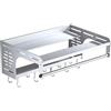 Uziqueif Staffa per Forno a microonde/mensola da Parete Supporto a Muro Forno a Griglia Macchina del caffè Ganci Scaffale per Cucina