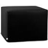 ARKETICOM Dado Pouf Poggiapiedi CUBO Ecopelle Sfoderabile Puff Nero 55 cm
