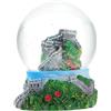 CORHAD Sfera di Cristallo in Resina Grande Muraglia Cinese 8 Cm Decorazione Artigianale Ecologica per Casa Ufficio Soggiorno Souvenir Murale Elegante Stili Multipli