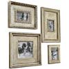 Loberon Set di 4 cornici Holny, Argento Antico |