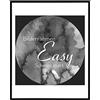 BIRAPA Cornice portafoto Easy 75,5 x 98,5 cm in plastica nero opaco - colore e dimensione a scelta
