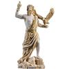 BeautifulGreekStatues Zeus dio greco Giove tuono statua figurina oro alabastro 23.5cm