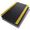 etm Tappeto Gomma Antiscivolo al Metro -Tappeto Antifatica Ergonomico, Antistatico, Isolante per Postazione Lavoro Industriale, Officina | Superficie Scalanalata, in 3 Colori - 60x100 cm - giallo/nero