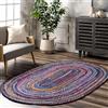 nuLOOM Tammara Tappeto intrecciato a mano, 1,2 x 1,8 m, blu