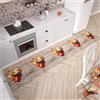 PETTI Artigiani Italiani - Tappeto Cucina Antiscivolo Lavabile in Lavatrice, Passatoia Cucina, Tappeto Cucina Lungo, 52x340 cm, Frutta Secca, 100% Made in Italy