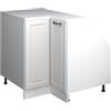 Vicco Mobile cucina angolare per sottotetto R-Line, Bianco rustico, 75.6 cm con 1 porta, carcassa dell'armadio profondità 60 cm