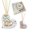 Regalami Rebalami.Shop Bomboniera Diffusore Piccolo Principe cm 8x8 a Forma di Cuore in Marmoresina Completo di Scatola, Essenza, Confetti, Nastro e bigliettino a Tema