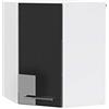 Vicco Mobile angolare da cucina Fame-Line, Antracite lucido, 57 cm, per la combinazione con altri moduli della serie Fame-Line