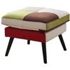 Totò Piccinni Divano in Tessuto Patchwork imbottito con Braccioli (Party, Pouf)
