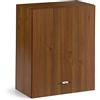 VO design SMALL Mobile Mobiletto Da Muro Pensile Noce Antico Con 1 Anta Per Cucina Componibile Cm 60x32x 72 H