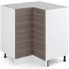 Vicco Mobile ad angolo cucina R-Line, Grigio nobile, 75.6 cm