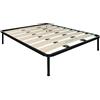 Comprarredo Rete a doghe larghe matrimoniale misure 160x190 con piedi avvitabili, robusta e resistente per materasso matrimoniale con telaio e piedi in metallo