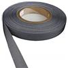 tukan-tex Nastro di tenuta per cucitura, impermeabile, tessuto rivestito - nastro adesivo di riparazione ferro su 20 mm di larghezza (nero, 10 metri)
