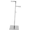 Garneck Espositore Regolabile per Borsa da Donna in Altezza in Acciaio Inossidabile Argento Resistente e Organizer per Negozi e Vetrine