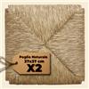 Certrade - Set da 2 Sedute in paglia 37x37cm con ANGOLI, mod. 998 - SIGFRIDO, Sedile di ricambio per sedie rustiche da casa e ristoranti, Fondo, Telaio, Sedile resistente e robusto (2)