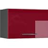 Vicco Pensile da cucina Fame-Line, Bordeaux lucido, 60 cm Piatto, per la combinazione con altri moduli della serie Fame-Line