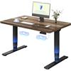 FLEXISPOT Scrivania Regolabile in Altezza Elettrica 120×80 cm con Doppio Motore, Piano Unico da 25 mm, Gambe Telescopiche a 3 Sezioni EC5 LITE