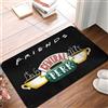 Generic Zerbino per ingresso e bagno, Central Perk Friends, zerbino per cucina, balcone, decorazione per la casa (beige, 40 x 61 cm)