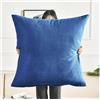 RTSFKFS Fodere per Cuscini 80x80 Quadrato Copricuscini Divano Federa Cuscino 50x50 Copri Cuscino Letto Decorazione Fodere Cuscini 60x60 Extra Large Sofa Pillow Covers(Blu Navy,70x70cm 1pc)