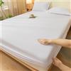 HLTQL Lenzuolo con Angoli Matrimoniale Cotone Percalle 180x200 Elastico su Tutto Il Perimetro Soft Brushed Microfiber Fitted Sheets(#1,180x200cm)