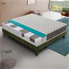 materassi e doghe - Materasso 800 Molle Insacchettate Indipendenti - Alto 30 cm - 5 cm Memory Foam - Ortopedico - Ergonomico - 100% Made in Italy (Singolo, 100x190 cm)