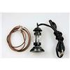 SELVA Lampada a petrolio - Nero - Ideale per la costruzione del presepe - Assicura un'atmosfera suggestiva - Già montata - con spina e cavo - 3,5 - 4,5 Volt - C336294