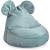 Gutekissen Pouf per bambini Sweet con orecchie - Lincoln, cuscino Montessori per cameretta dei bambini (turchese, 68/59/55 con orecchie)
