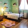 EGGREE Divano Letto Singolo, Struttura Divanetto Letto in Metallo per Adulti, 90 x 200 cm - Nero