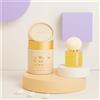 CLARALUNA Bomboniera Matrimonop Profumatore Vetro Giallo con Essenza Orange Blossom con Tappo Gesso con Scatola