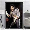 JWJQTLD Stampa su Tela Michael Jackson Rock Pop Music Legend Star Poster Pittura A Olio Stampe su Tela Immagini per Pareti per Soggiorno Decorazioni per La Casa, 40X50Cm Senza Cornice
