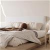 YUEZHONG Copritestata Letto In Velluto Elasticizzato, Copritestata Letto In Velluto Morbido For Letto Matrimoniale, King Size, For Testiera Imbottita(Wei�,180x80cm/71x31.5in)