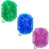 FRCOLOR Spazzola per Massaggio in Silicone da 3 Pezzi per Corpo in Silicone Spazzola per Massaggiatore per Il Corpo Spazzola per Guanti per Massaggio Meridiano Detergente per