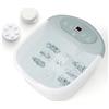 GYMAX Pediluvio con Massaggio e Riscaldamento, Pediluvio Massaggiatore con Perle Massaggianti Rimovibili, 35-46°C, Pediluvio Elettrico con Funzione Timer (GRIGIO)