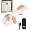 Dubbulon Riscaldabile Peluche | Peluche Cane Caldo Giocattolo | Elettrico USB con Spegnimento Automatico Termico Regolabile | per Comfort Spalle Collo Schiena Pancia Donne Bambini
