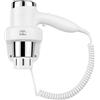 ElriBird Asciugacapelli da Parete 1600W - Phon da Hotel con Protezione Surriscaldamento, Compatto e Sicuro per Hotel, Resort, Palestre, SPA, Appartamenti in Affitto - Colore Bianco