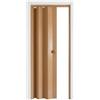 ESTO Porta a Soffietto con Serratura Chiave da Interno 88 x 203 cm Misura, SLIM quality, Porta Scorrevole Colore Noce, (Slim - Noce)
