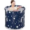 Generic Vasca da bagno portatile - Vasca da bagno pieghevole per adulti | Vasca da bagno pieghevole | Esperienza di bagno caldo e ghiaccio indipendente | Soluzione rilassante per la famiglia per la spa