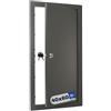 FEINZ Pannello di accesso in metallo 40x60 con serratura a chiave Pannello di manutenzione - Pannello di accesso - Pannello di ispezione - Sportello di ispezione - Apertura di ispezione