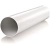 MKK Kunststoff Lüftungs Rohr Ø 150 mm 1 m (100 cm) PVC ABS Lüftung Rundrohr Kanal...