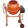 Excel CDF07867 Betoniera, 180 lt, 800 W, Arancione